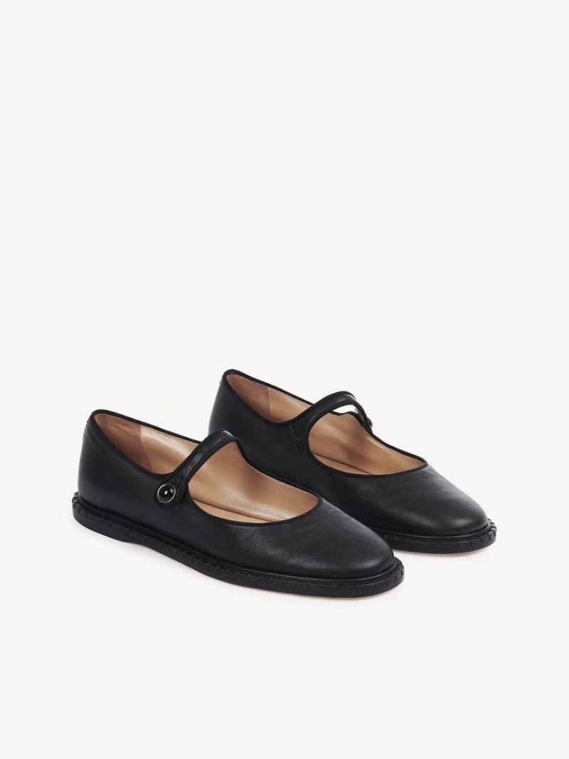 Black Chloe Rubie Ballet Flat | CHE-SR14260