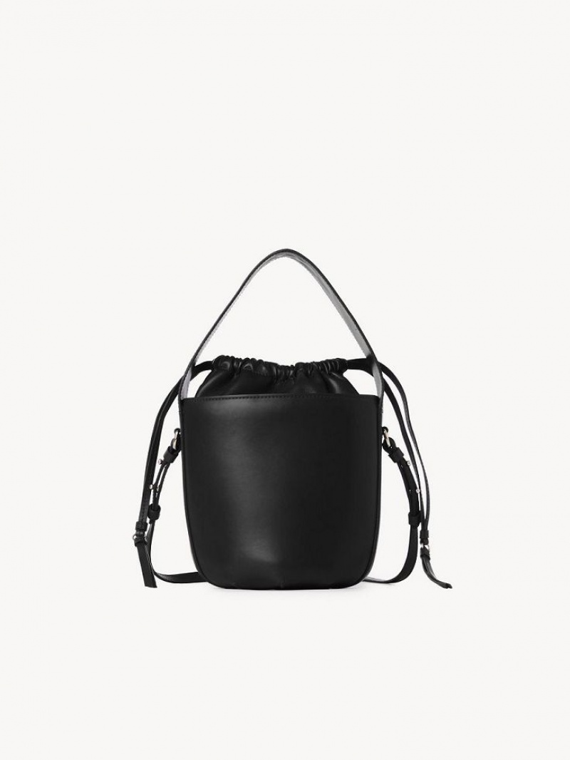 Black Chloe Sense Bucket Crossbody Bags | CHE-SR13532