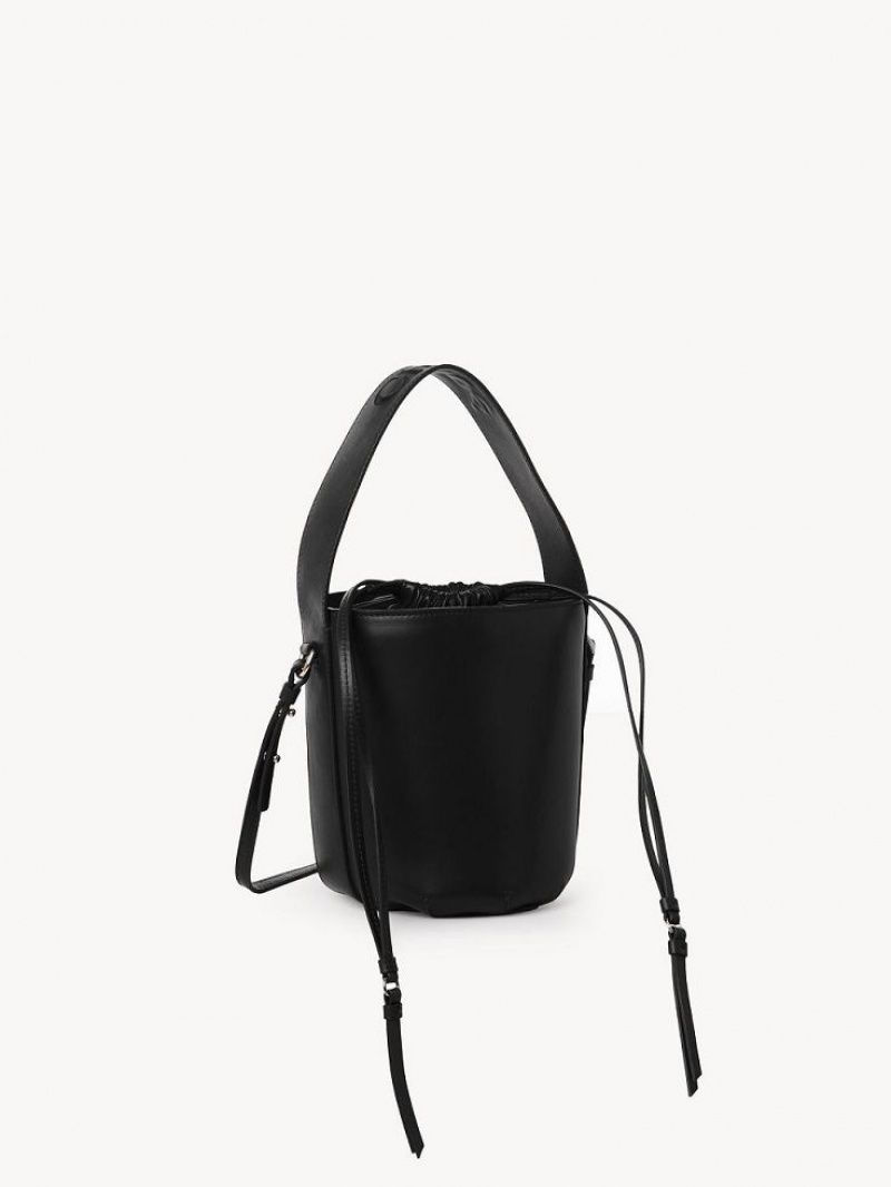 Black Chloe Sense Bucket Crossbody Bags | CHE-SR13532