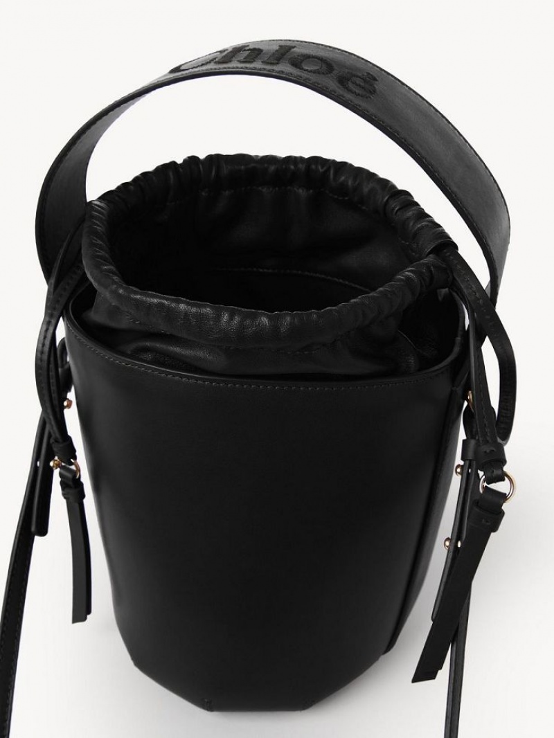 Black Chloe Sense Bucket Mini Bags | CHE-SR13702