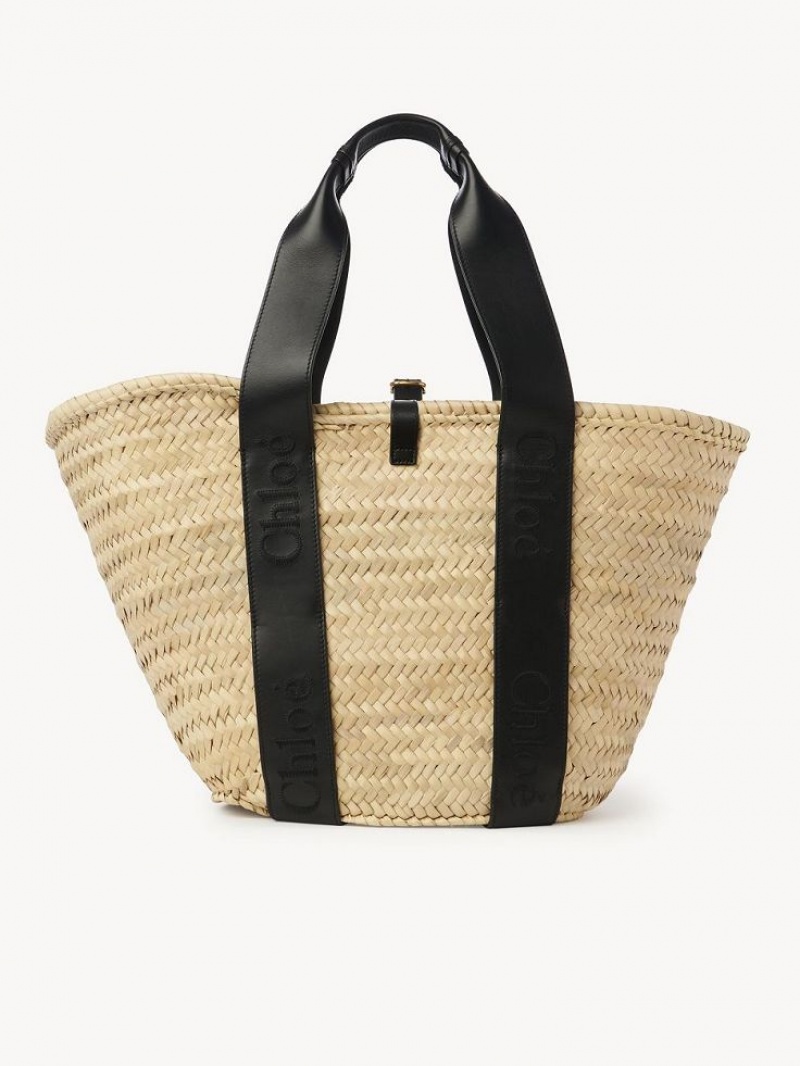 Black Chloe Sense Medium Baskets | CHE-SR13642