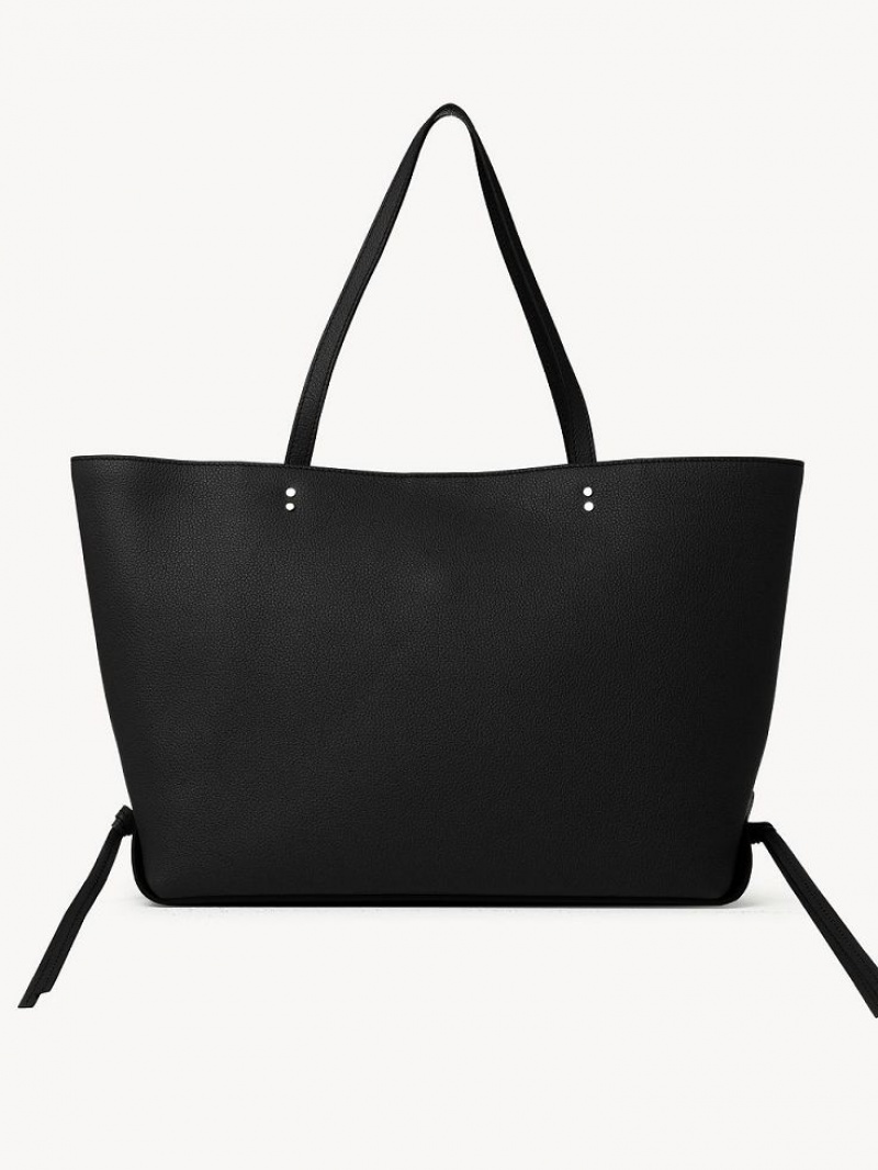 Black Chloe Sense Medium East-west Shoulder Bags | CHE-SR13455