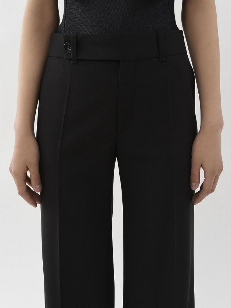 Black Chloe Signature Flared Pants | CHE-SR13968