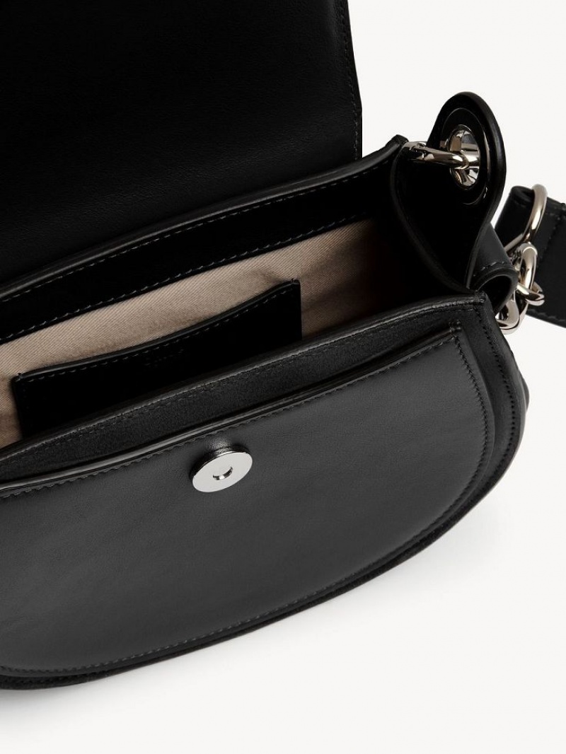 Black Chloe Small Tess Crossbody Bags | CHE-SR13545