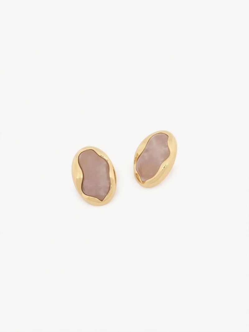 Bright Gold Chloe Sybil Earrings | CHE-SR14457