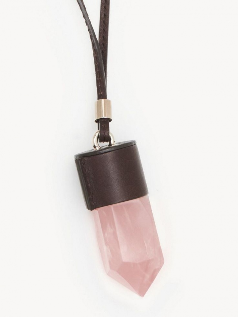 Brown - Pink 1 Chloe Jemma Necklaces | CHE-SR14405