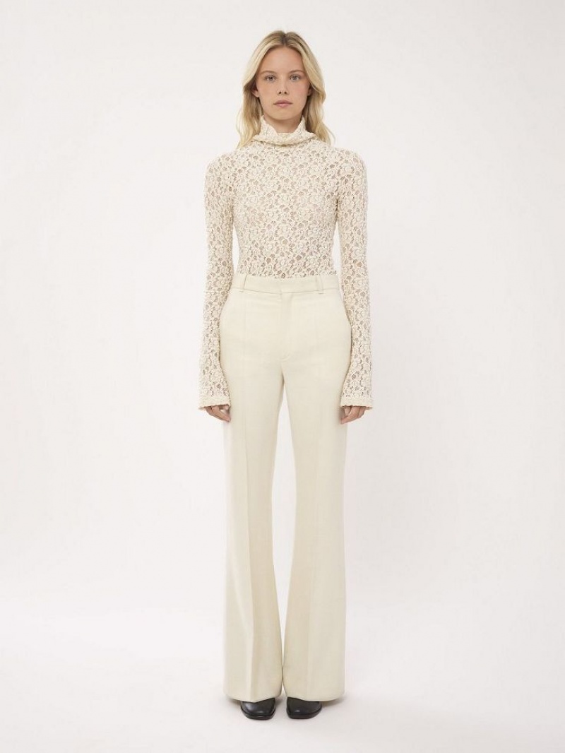 COCONUT MILK Chloe High-waisted Flare Pants | CHE-SR14016