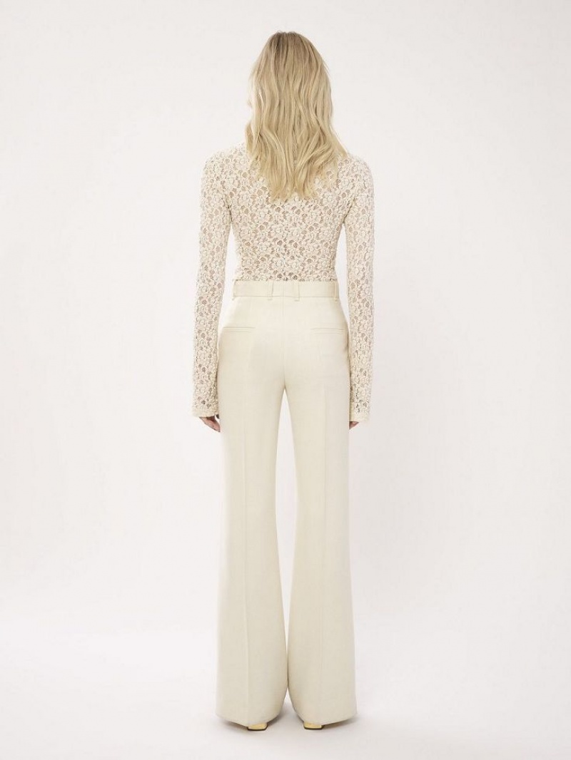 COCONUT MILK Chloe High-waisted Flare Pants | CHE-SR14016