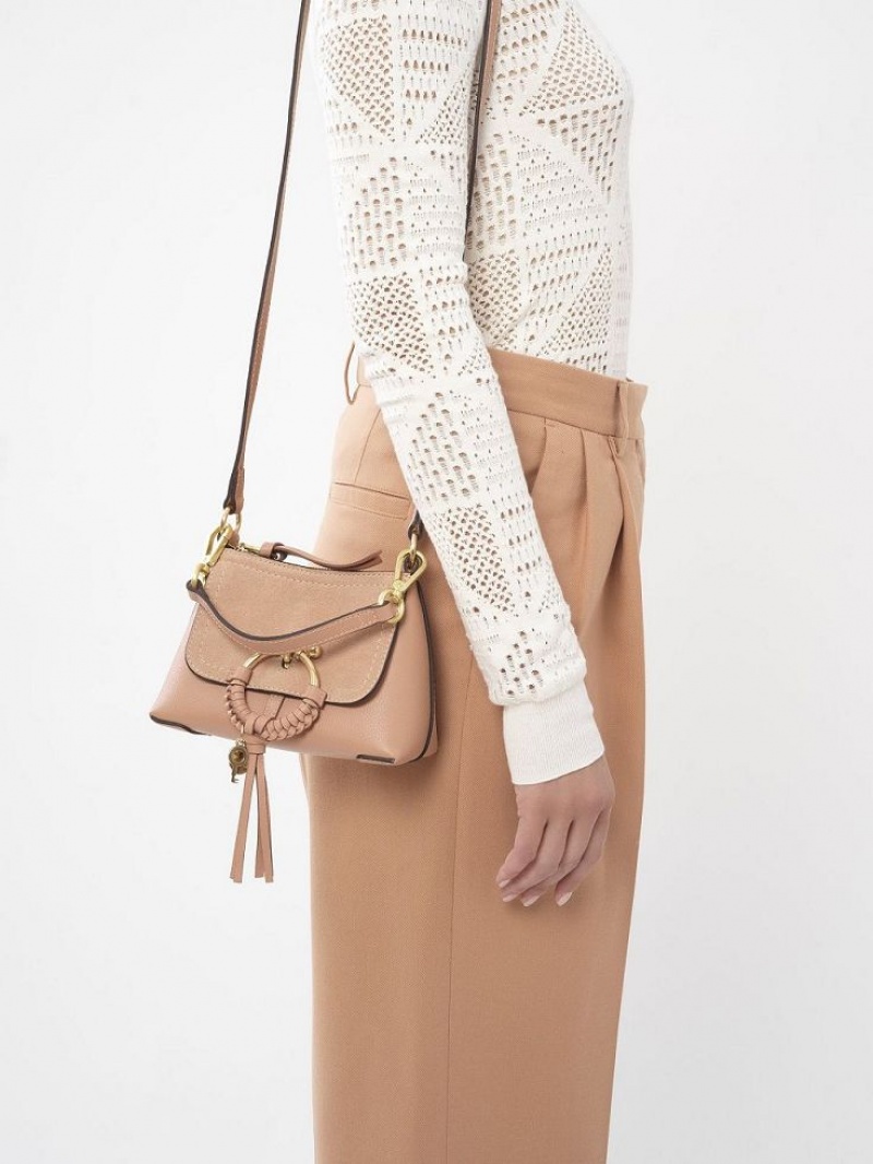 COFFEE PINK Chloe Joan Mini Shoulder Bags | CHE-SR14696