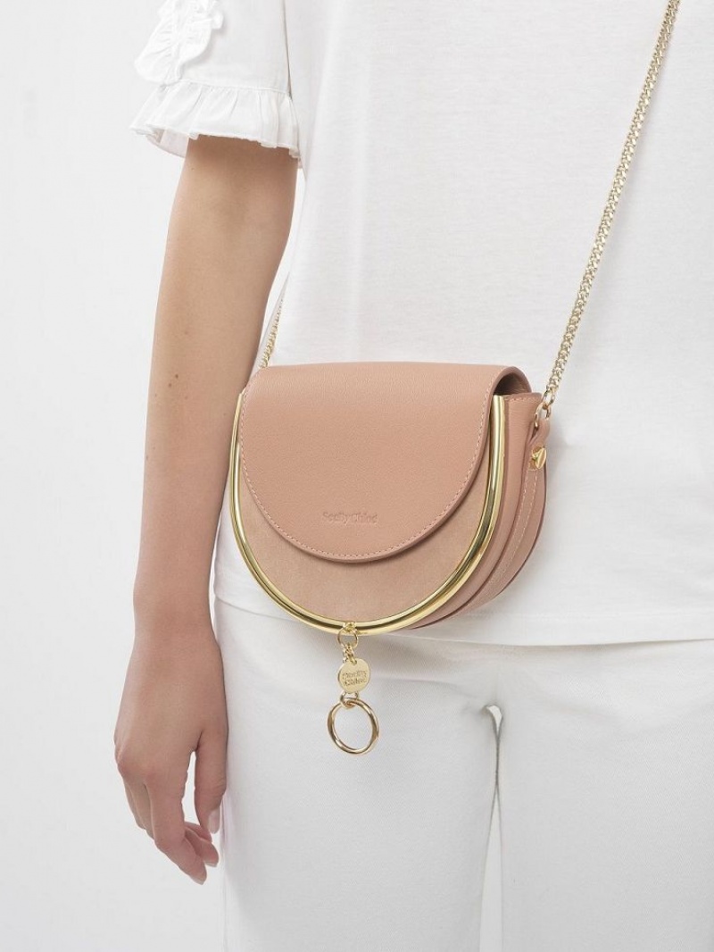 COFFEE PINK Chloe Mara Evening Crossbody Bags | CHE-SR14714