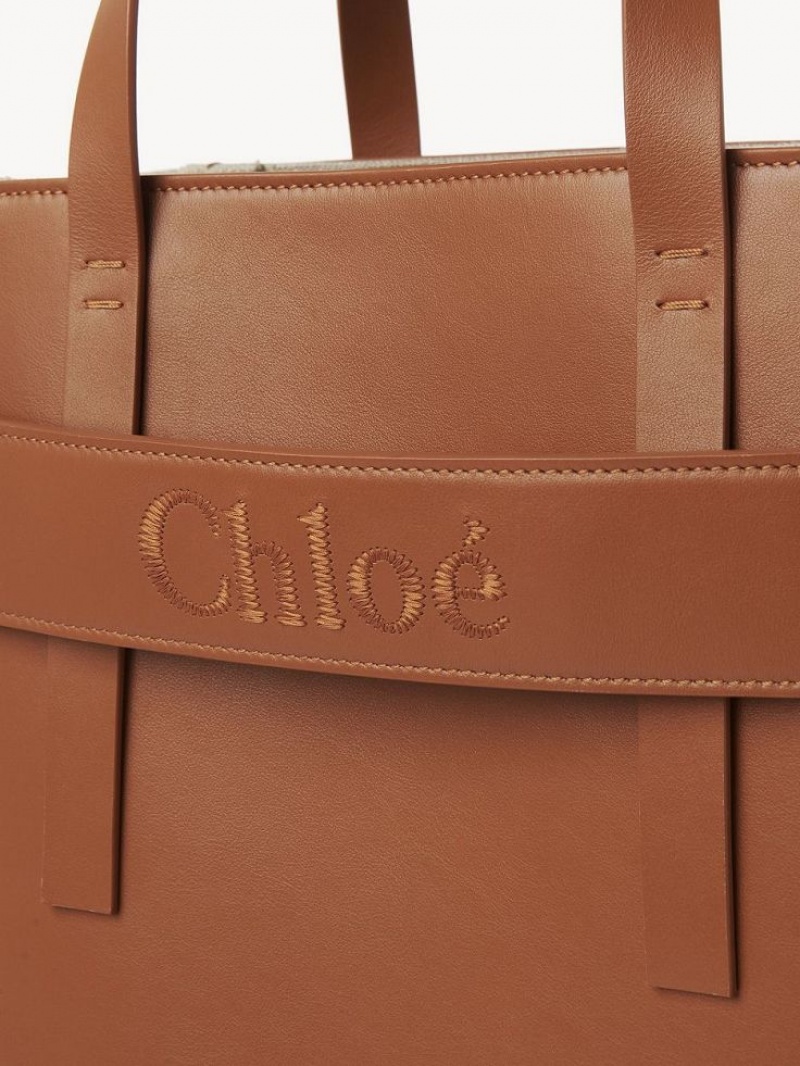 Caramel Chloe Sense Medium Shoulder Bags | CHE-SR13424