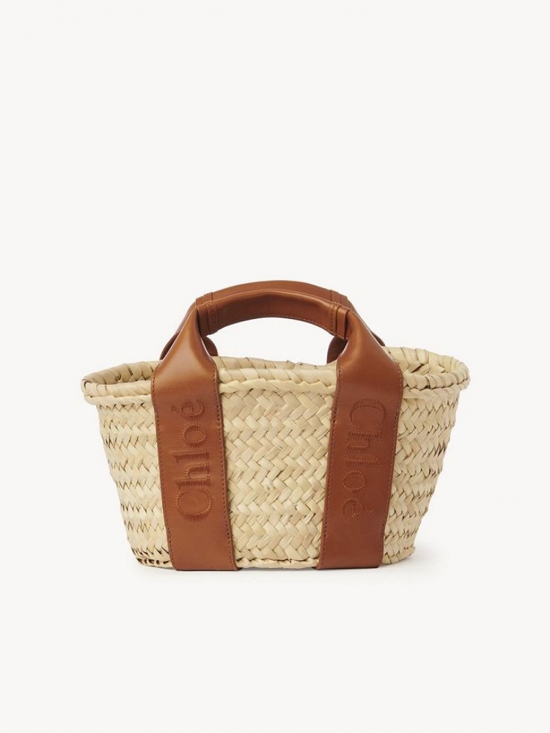 Caramel Chloe Sense Small Basket Shoulder Bags | CHE-SR13403