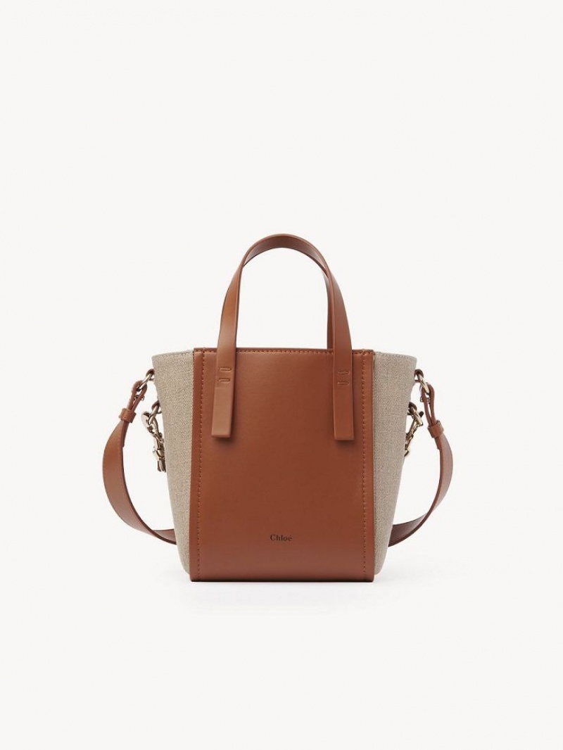 Caramel Chloe Sense Small Tote Bags | CHE-SR13285