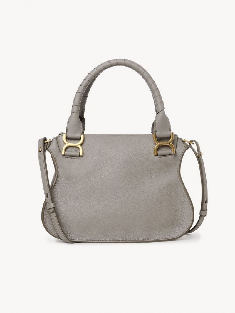 Cashmere Grey Chloe Marcie Small Double Carry Crossbody Bags | CHE-SR13547