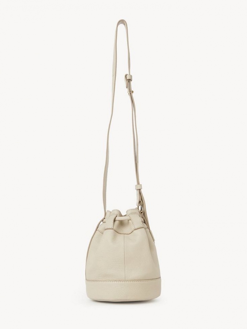 Cement Beige Chloe Vicki Small Bucket Mini Bags | CHE-SR14749