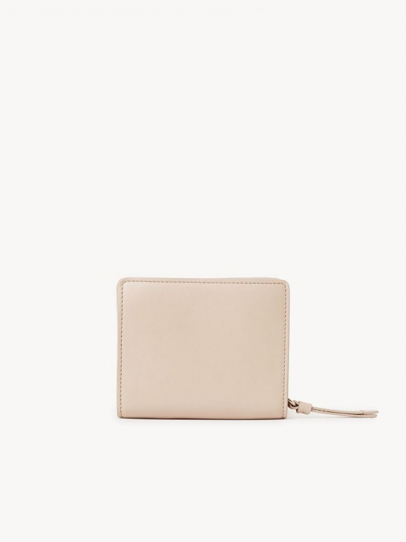 Cement Pink Chloe Sense Compact Wallets | CHE-SR14284