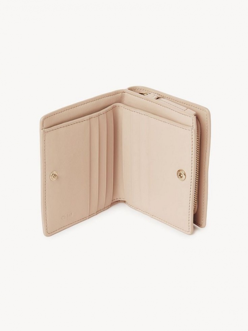 Cement Pink Chloe Sense Compact Wallets | CHE-SR14284