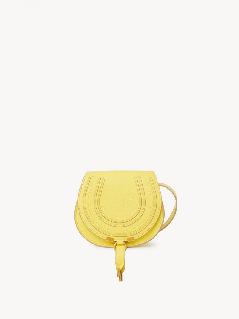 DAFFODIL YELLOW Chloe Marcie Small Crossbody Bags | CHE-SR13533