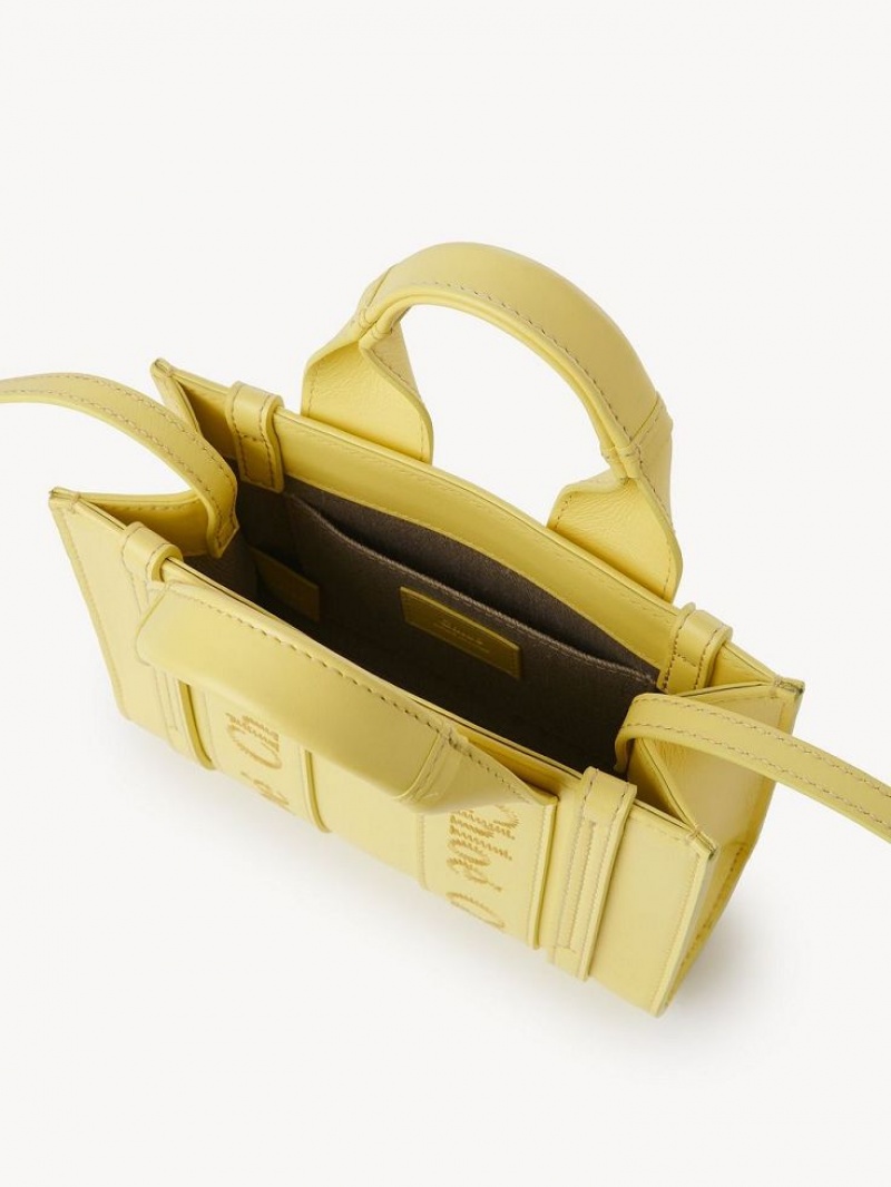 DAFFODIL YELLOW Chloe Mini Woody Crossbody Bags | CHE-SR13520