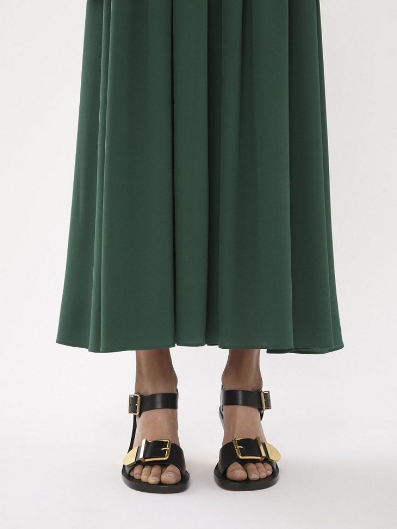 DARK PINE Chloe Flared Long Skirts | CHE-SR14094