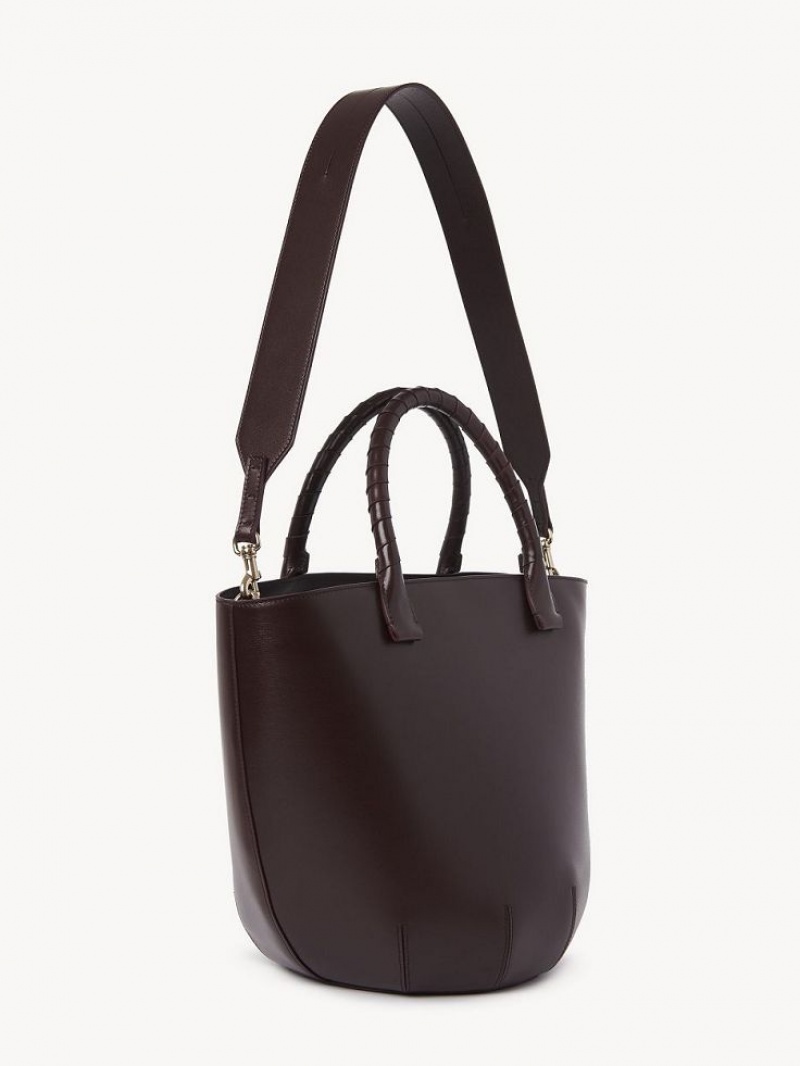 DEEP VIOLINE Chloe Sabia Hamper Tote Bags | CHE-SR13369