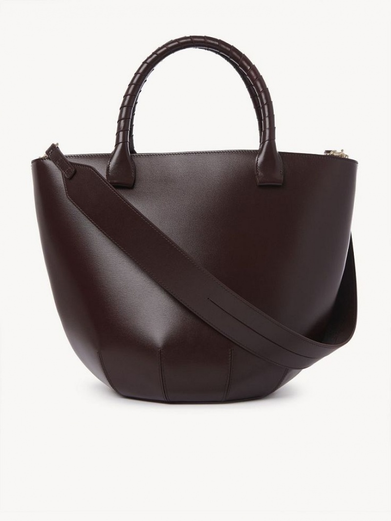 DEEP VIOLINE Chloe Sabia Hamper Tote Bags | CHE-SR13369