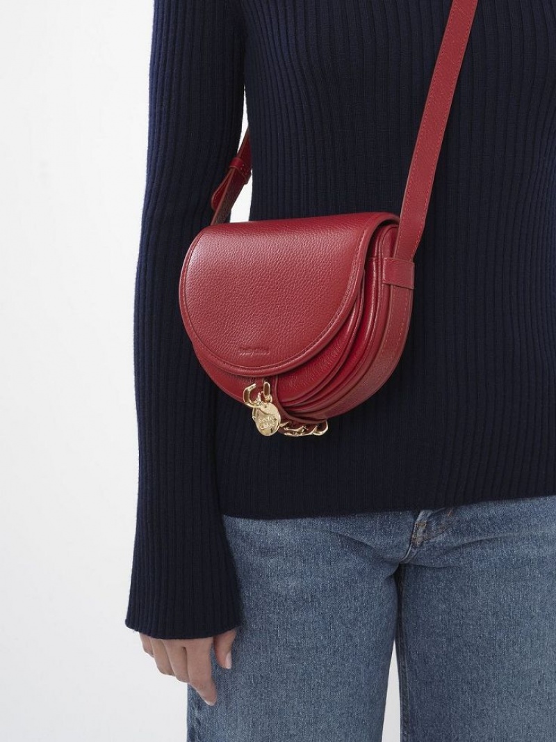 DREAMY RED Chloe Mara Small Saddle Shoulder Bags | CHE-SR14602