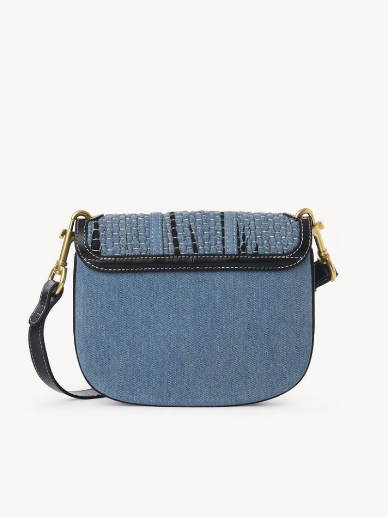 Denim Chloe Hana Shoulder Bags | CHE-SR14641