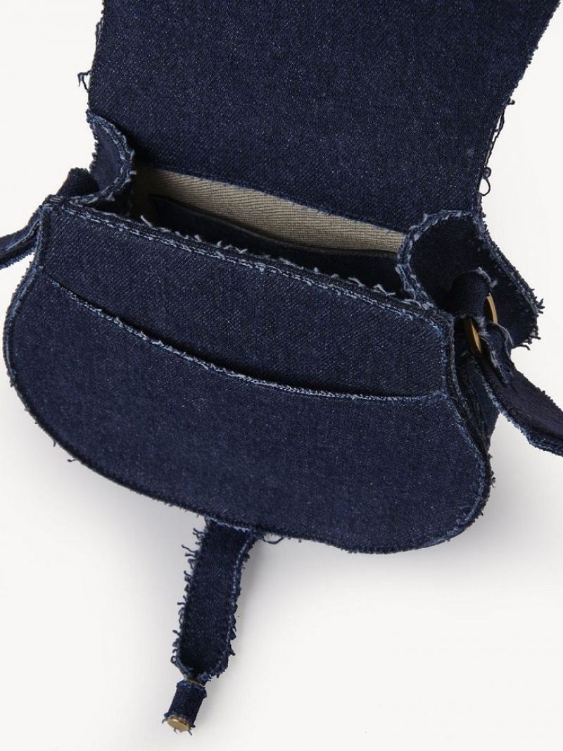 Denim Chloe Marcie Small Crossbody Bags | CHE-SR13580