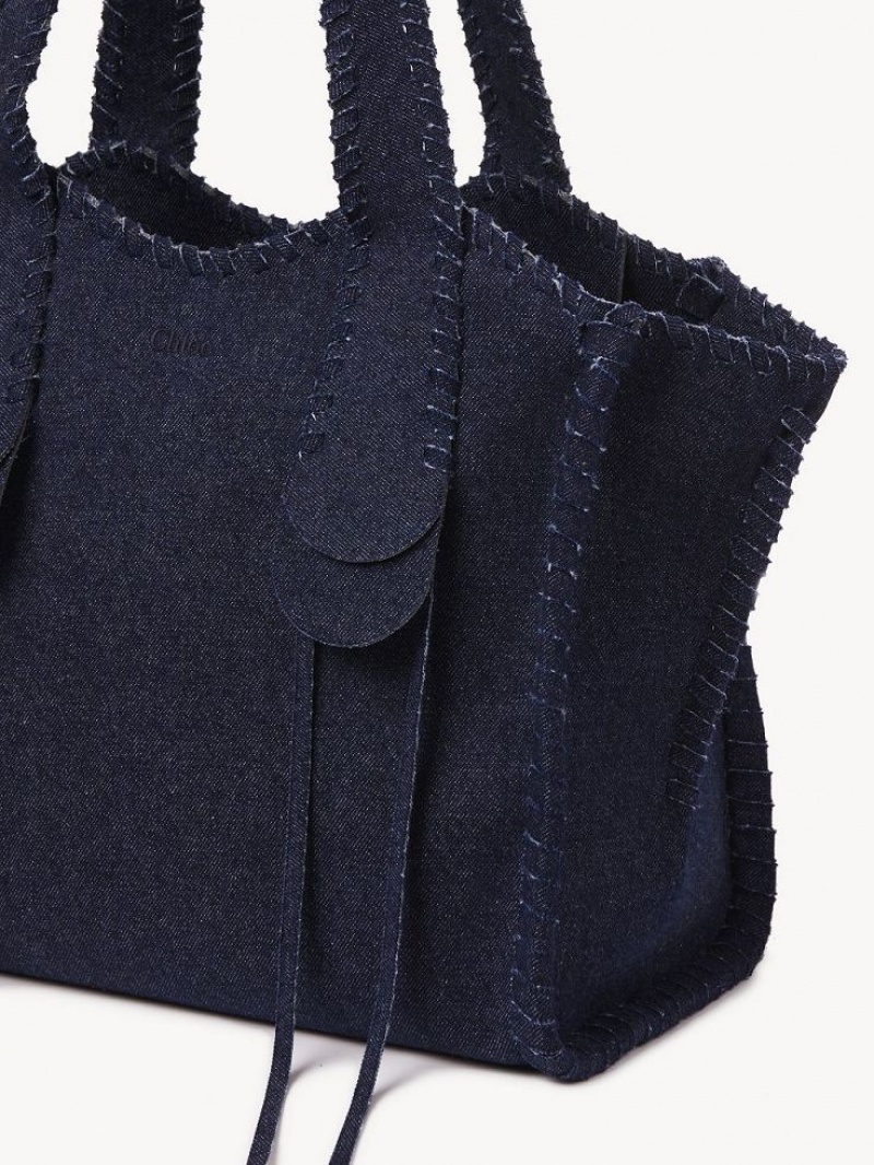 Denim Chloe Medium Mony Tote Bags | CHE-SR13309