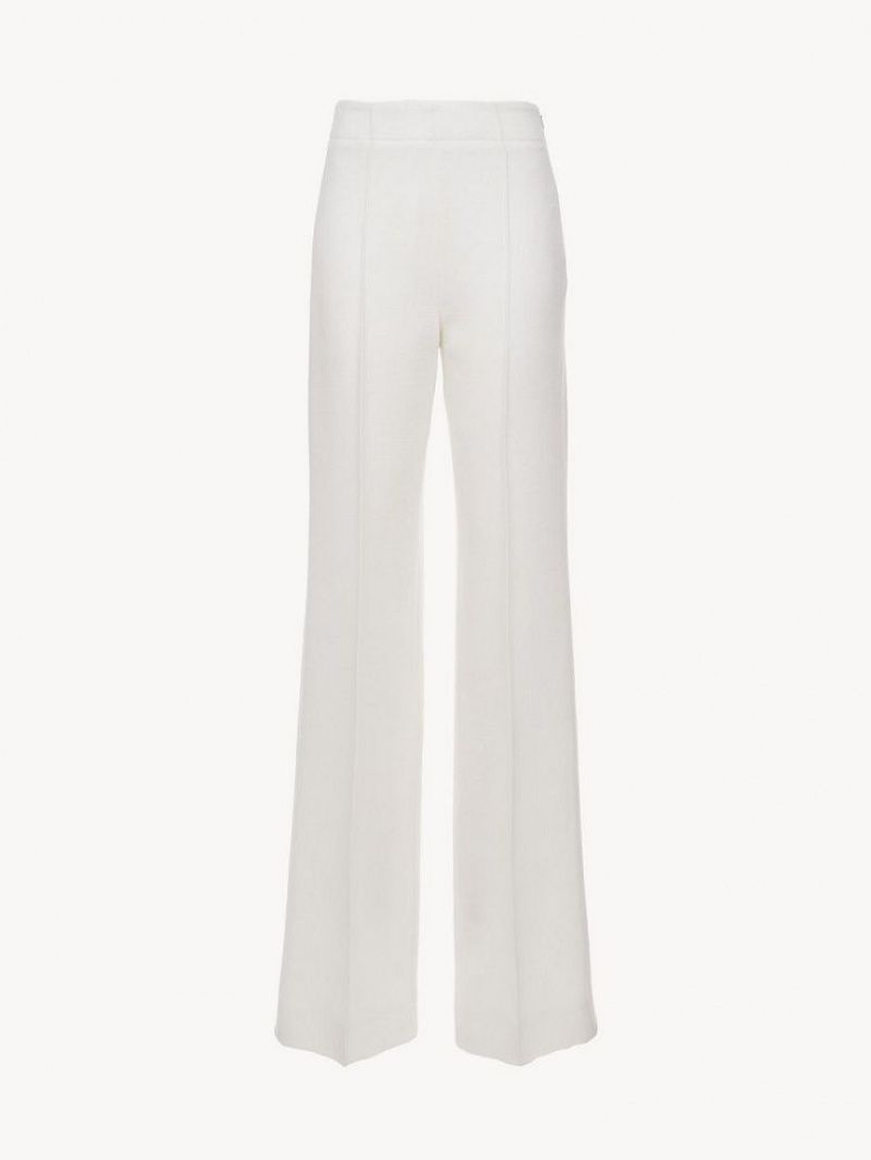 Eden White Chloe Wide-leg Suiting | CHE-SR14061