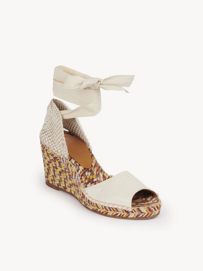 Eggshell Chloe Piia Espadrille | CHE-SR14149