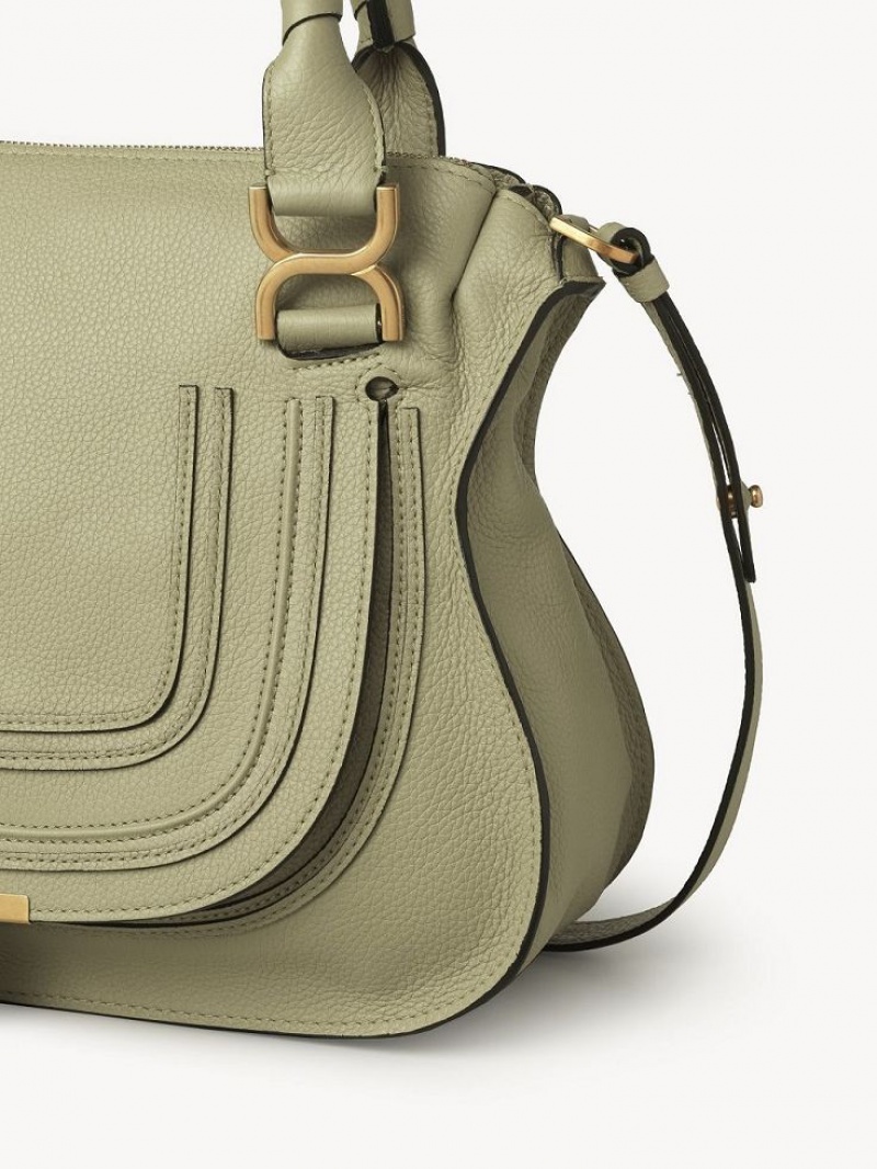 FADED GREEN Chloe Marcie Double Carry Crossbody Bags | CHE-SR13538