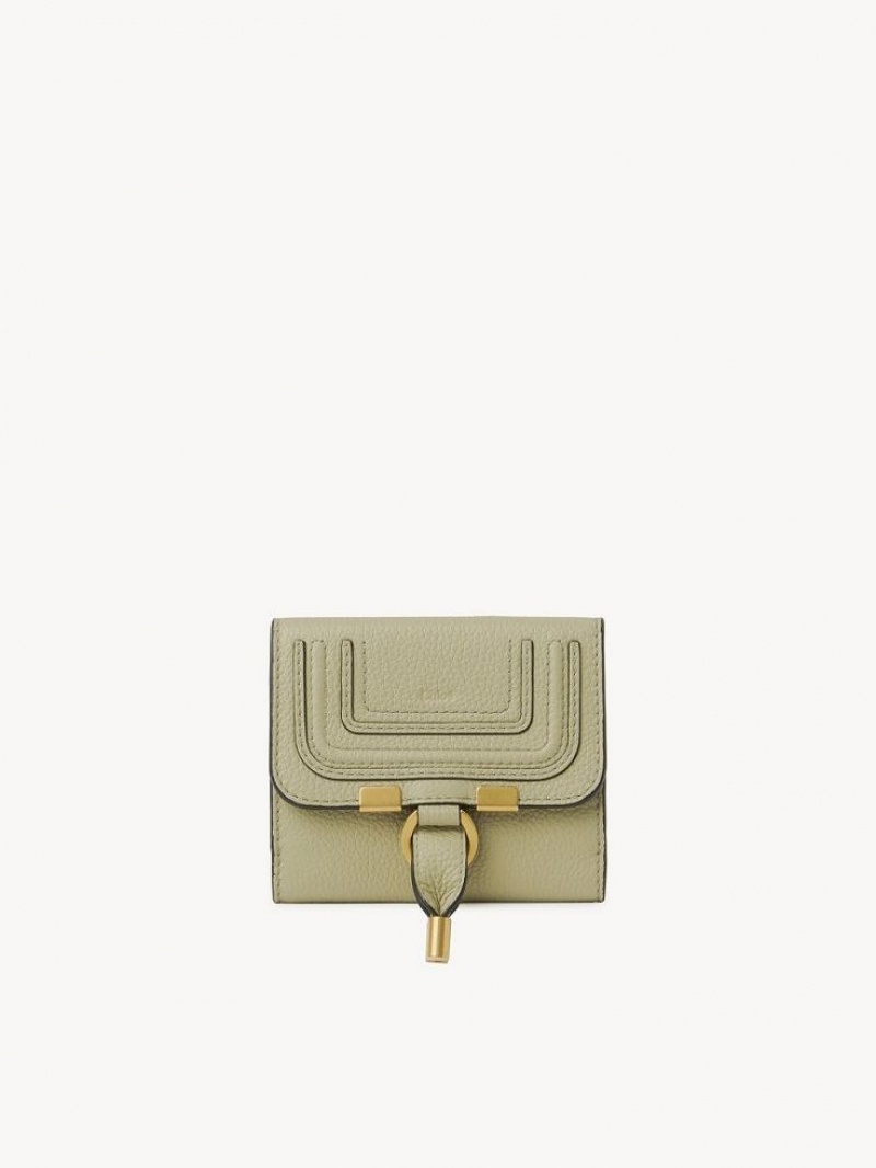 FADED GREEN Chloe Marcie Square Compact Wallets | CHE-SR14279