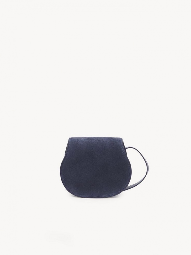 GRAPHITE NAVY Chloe Marcie Small Saddle Mini Bags | CHE-SR13685