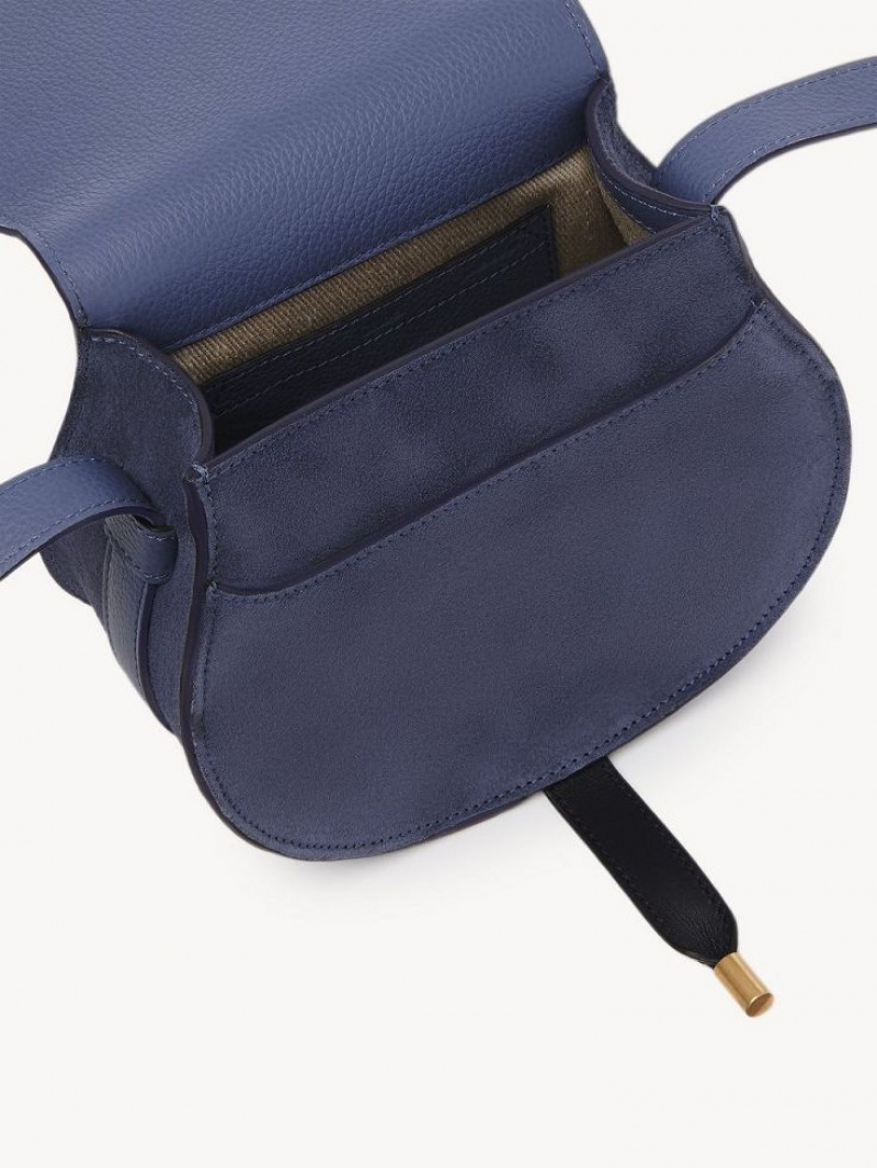 GRAPHITE NAVY Chloe Marcie Small Saddle Mini Bags | CHE-SR13685