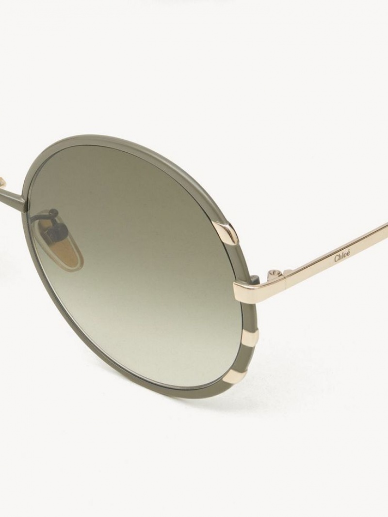 Gold / Khaki Chloe Celeste Sunglasses | CHE-SR14530