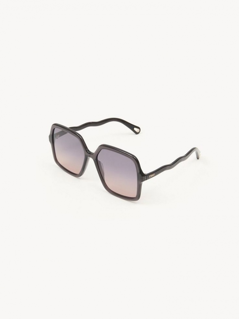 Grey Chloe Zelie Sunglasses | CHE-SR14561