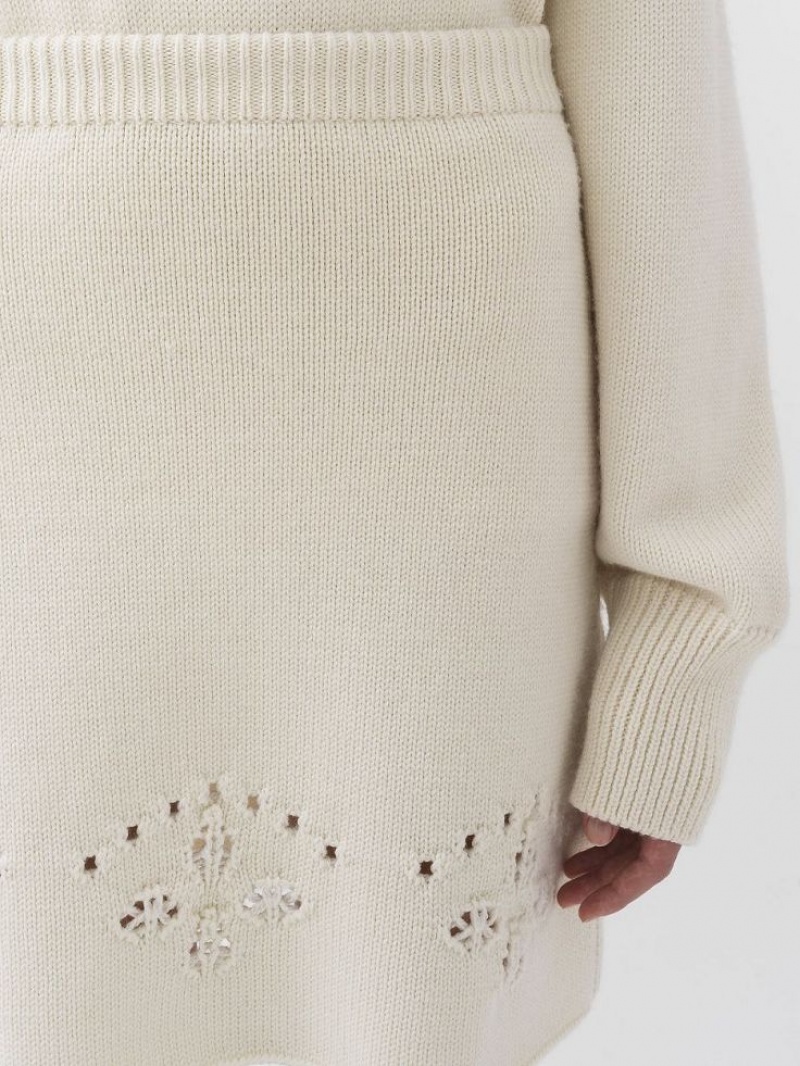 Iconic Milk Chloe A-line Mini Knitwear | CHE-SR13942