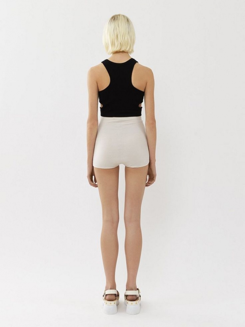 Iconic Milk Chloe High-waisted Mini Shorts Knitwear | CHE-SR13923