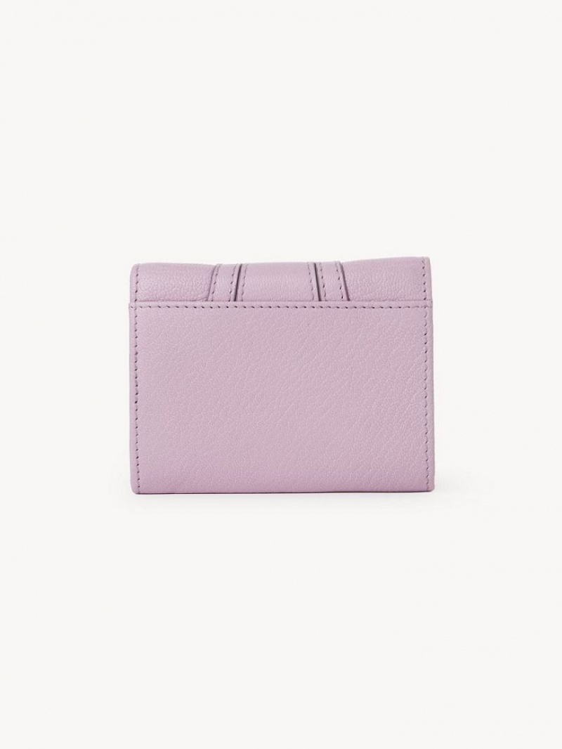 LAVENDER MIST Chloe Hana Tri-fold Compact Wallets | CHE-SR14908