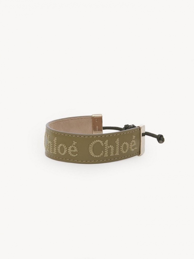 LICHEN GREEN Chloe Woody Bracelets | CHE-SR14431