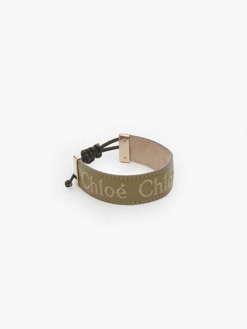 LICHEN GREEN Chloe Woody Bracelets | CHE-SR14431