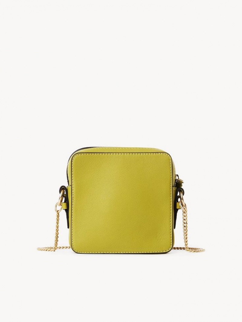 LIGHT OLIVE Chloe Joan Camera Shoulder Bags | CHE-SR14611