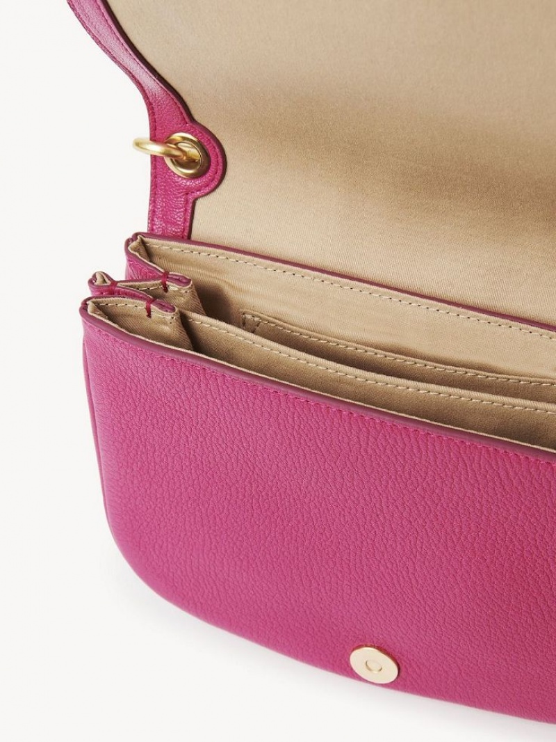 MAGNETIC PINK Chloe Hana Shoulder Bags | CHE-SR14615