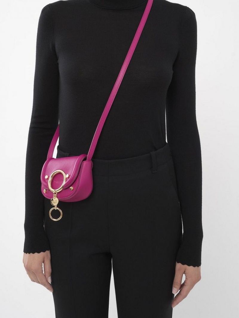 MAGNETIC PINK Chloe Mara Micro Shoulder Bags | CHE-SR14605