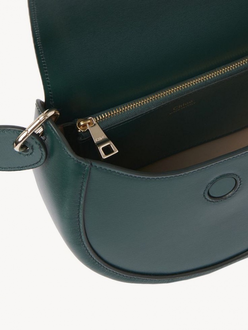 MARBLE GREEN Chloe Arlène Small Crossbody Crossbody Bags | CHE-SR13463