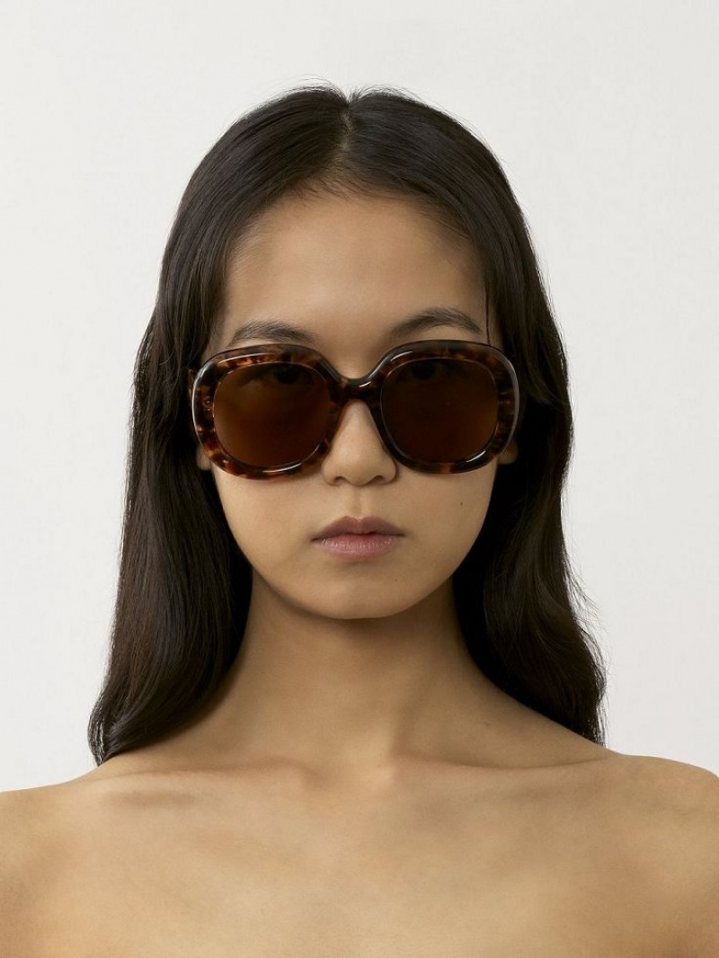 MARBLE HAVANA Chloe Gayia Sunglasses | CHE-SR14578