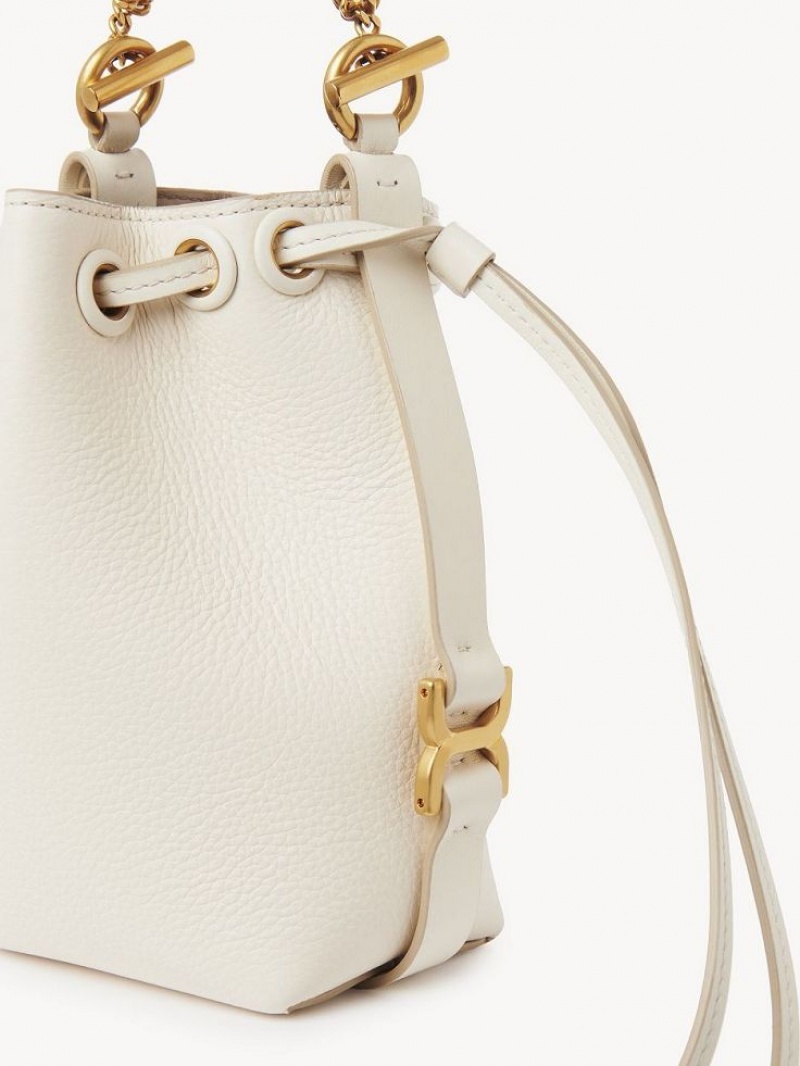 MISTY IVORY Chloe Marcie Bucket Mini Bags | CHE-SR13717