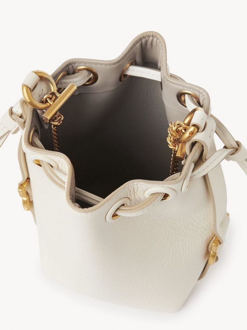 MISTY IVORY Chloe Marcie Bucket Mini Bags | CHE-SR13717